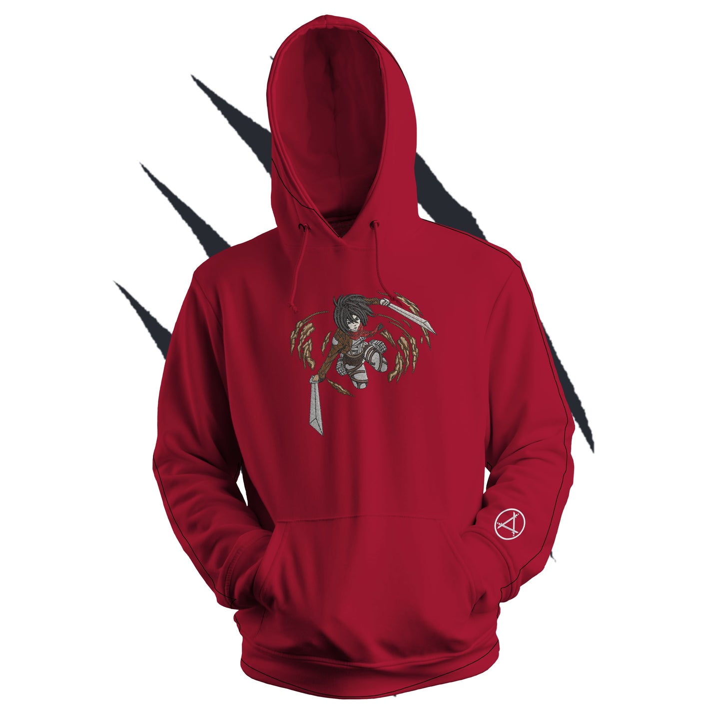 Red Scarf Girl Hoodie V2