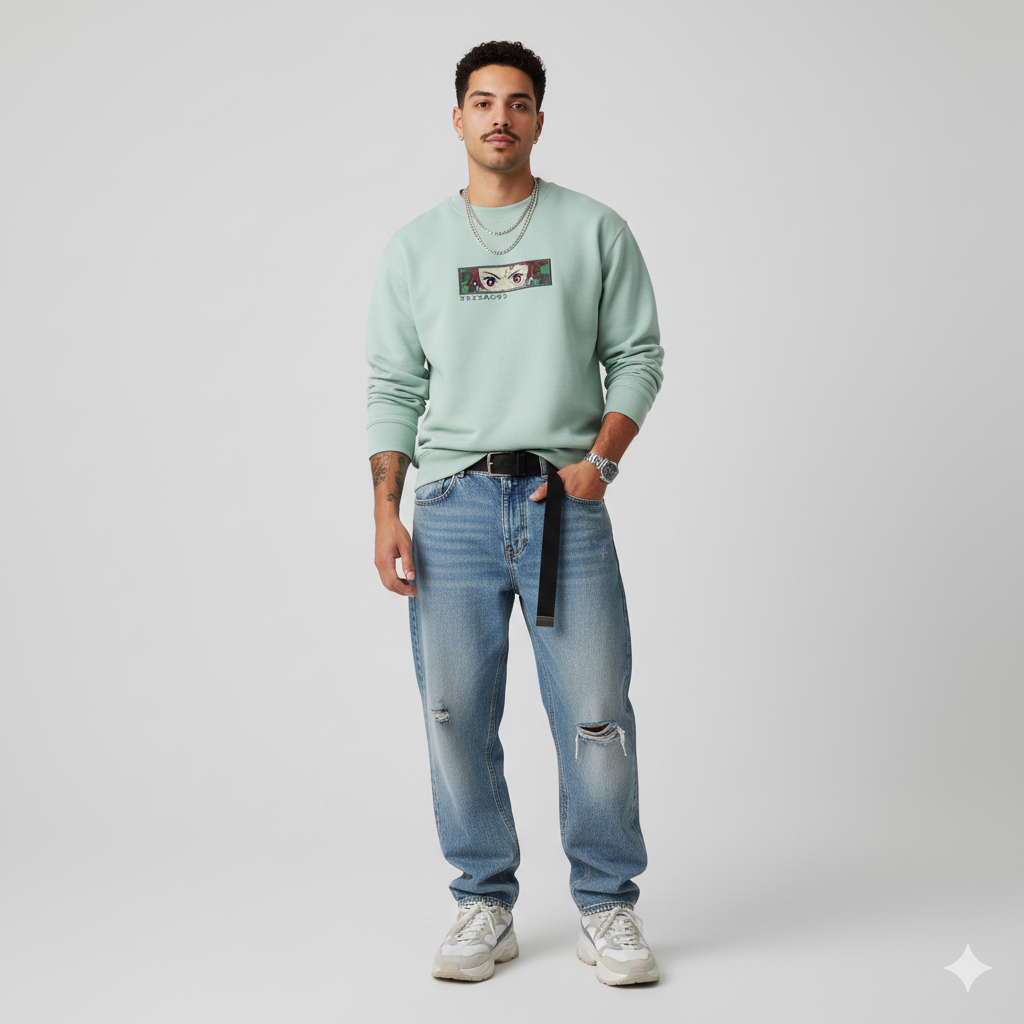 Charcoal boy Crewneck