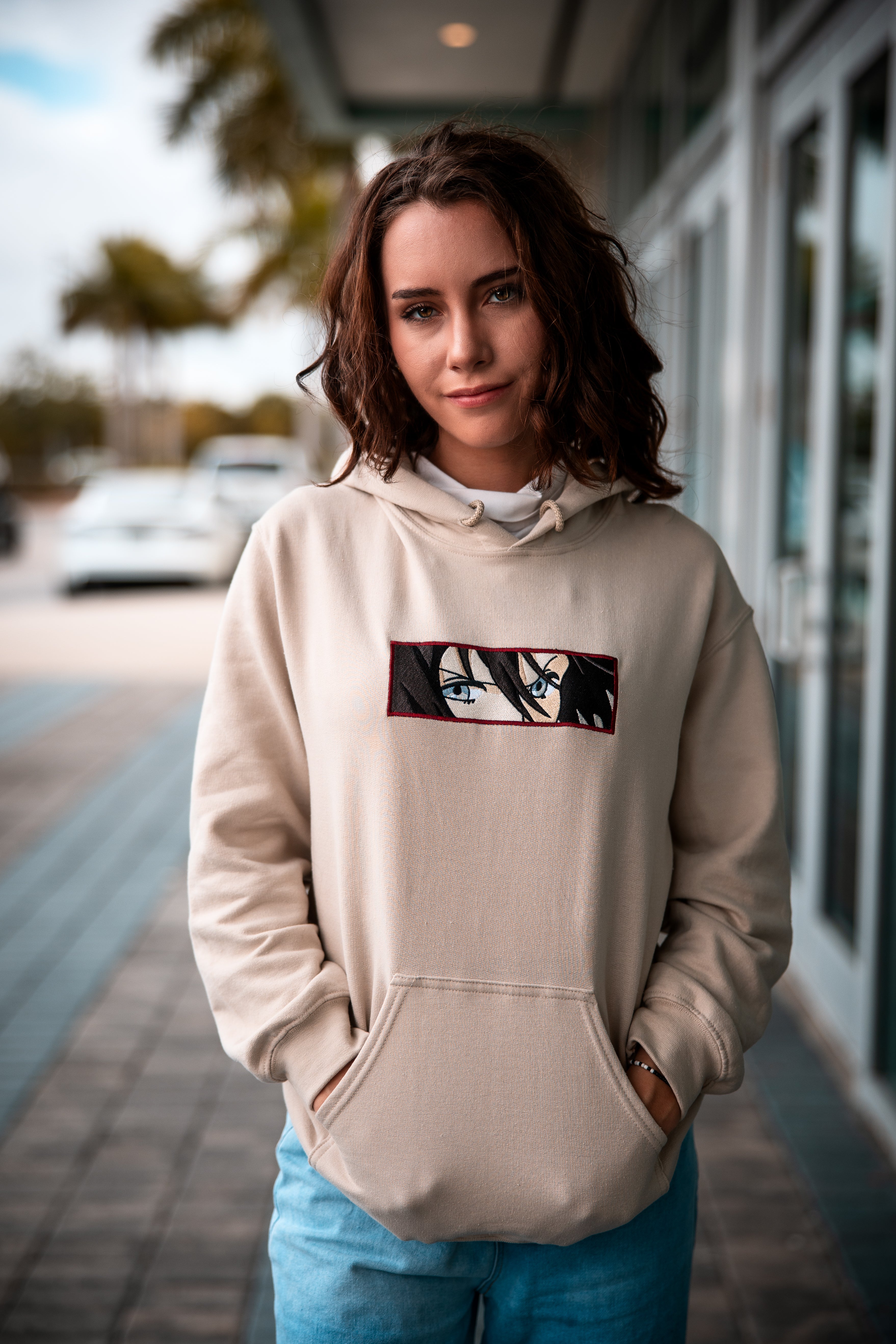 Red scarf girl Hoodie