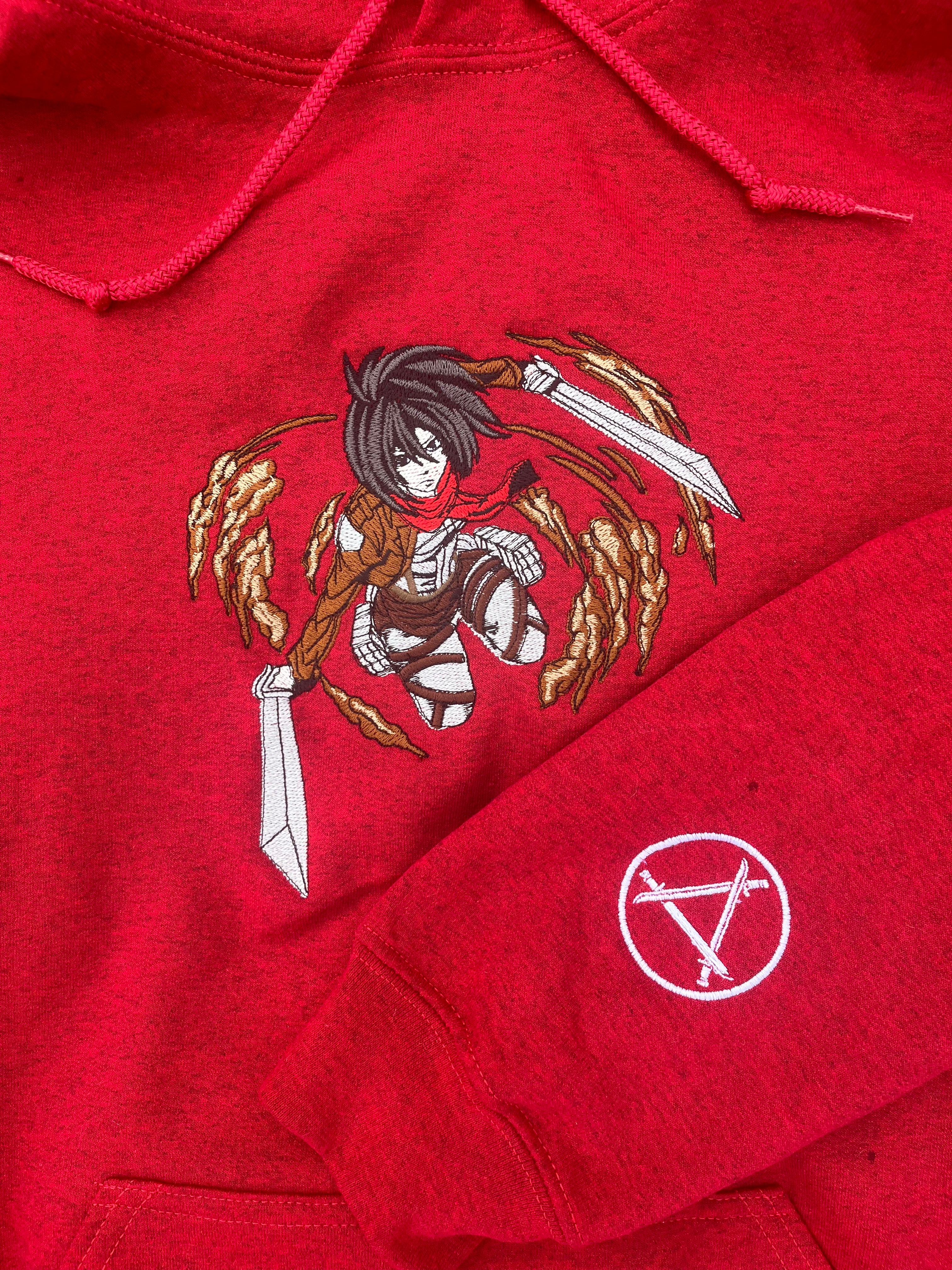 Red Scarf Girl Hoodie V2